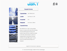 Tablet Screenshot of jskyservices.com